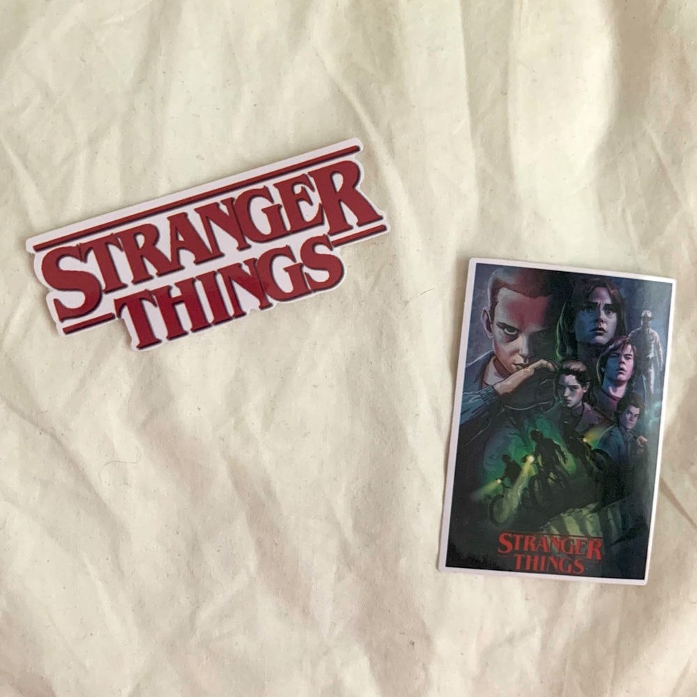 Stranger Things Sticker Pack (2 Stickers) ❤️‍🔥